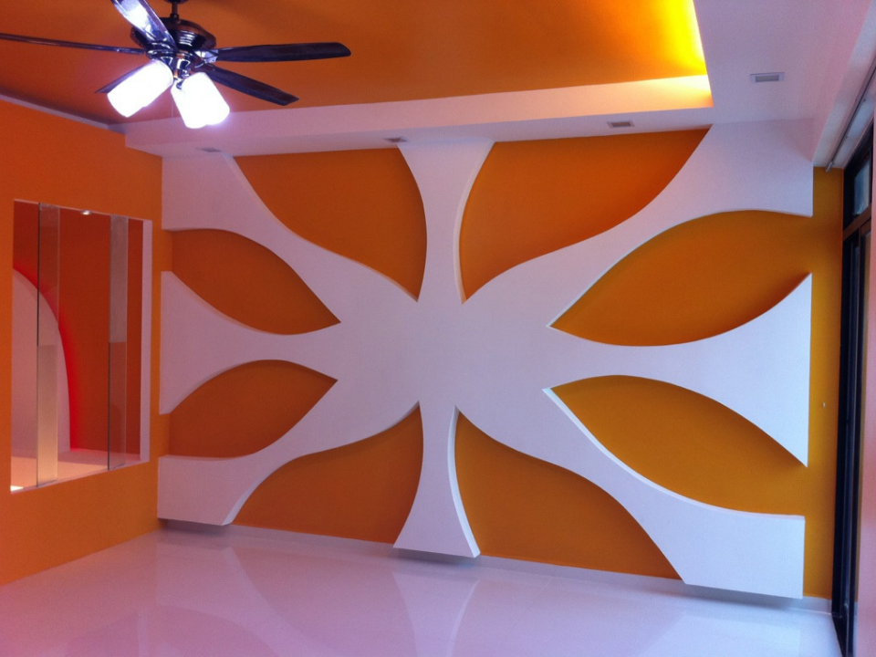 Feature wall project in Singapore - feature 02 after